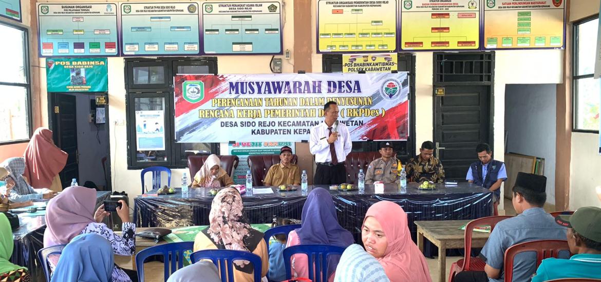 Musdes Sido Rejo Agenda Penyusunan RKPDes 2023 dan Usulan RKPDes 2024