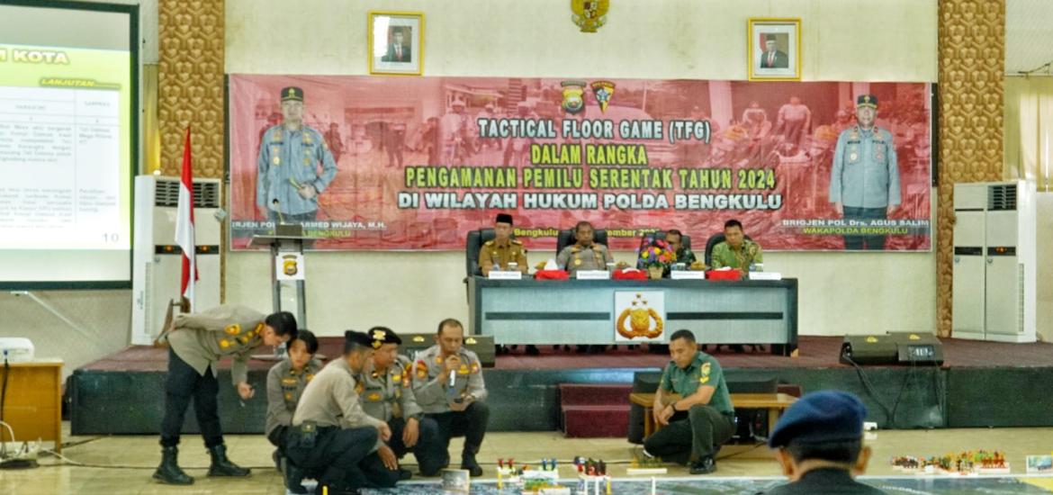 Pemprov Apresiasi Langkah Polda Bengkulu dalam Gelar Simulasi Pengamanan Pemilu Serentak 2024