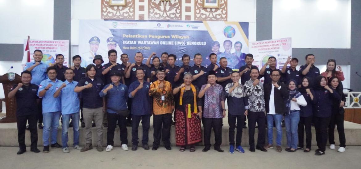 Pemprov Bengkulu Apresiasi Dikukuhkannya PW IWO Bengkulu