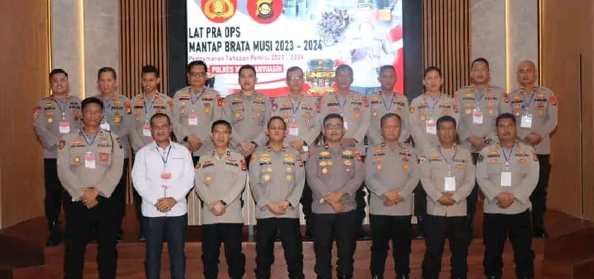 Polres Muba Gelar Latpraops Mantav Brata Musi 2023