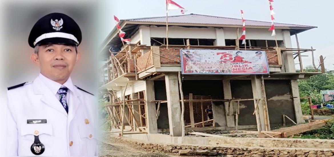 Pemdes Batu Kalung Bangun Gedung Serba Guna