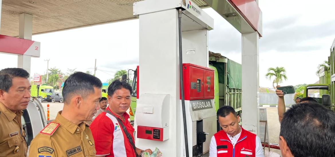 Pemprov Bengkulu bersama Pertamina Sidak SPBU