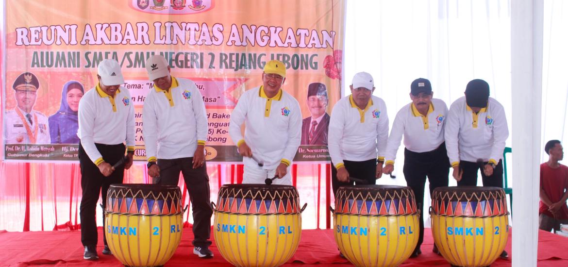 Gubernur Rohidin Hadiri Reuni Akbar dan Launching SMEA Food And Bakery di Rejang Lebong