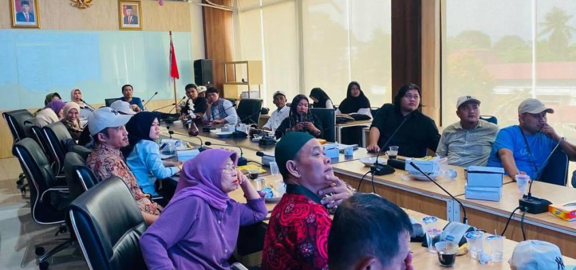 Dewan Provinsi Usin Sembiring bersama DLHK Segera launching Bank Sampah 