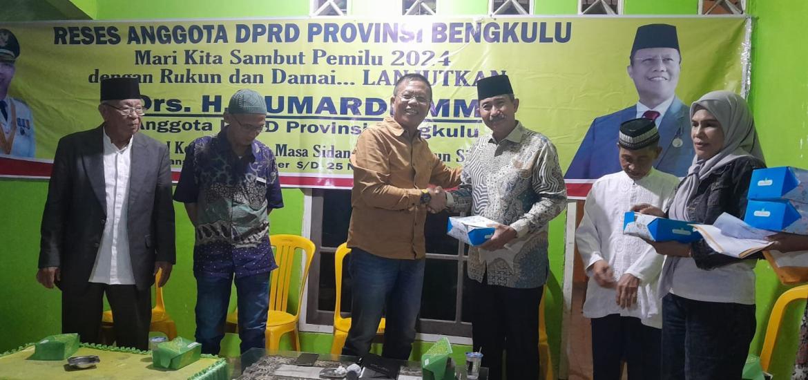 Reses Anggota DPRD Provinsi Bengkulu Sumardi