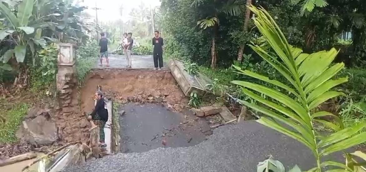 Banjir Bandang di Kecamatan Pematang Sawa Tanggamus