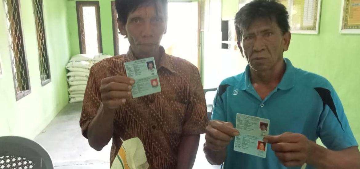 Pembagian Bantuan Sembakok di Pekon Karang Anyar Berjalan Lancar