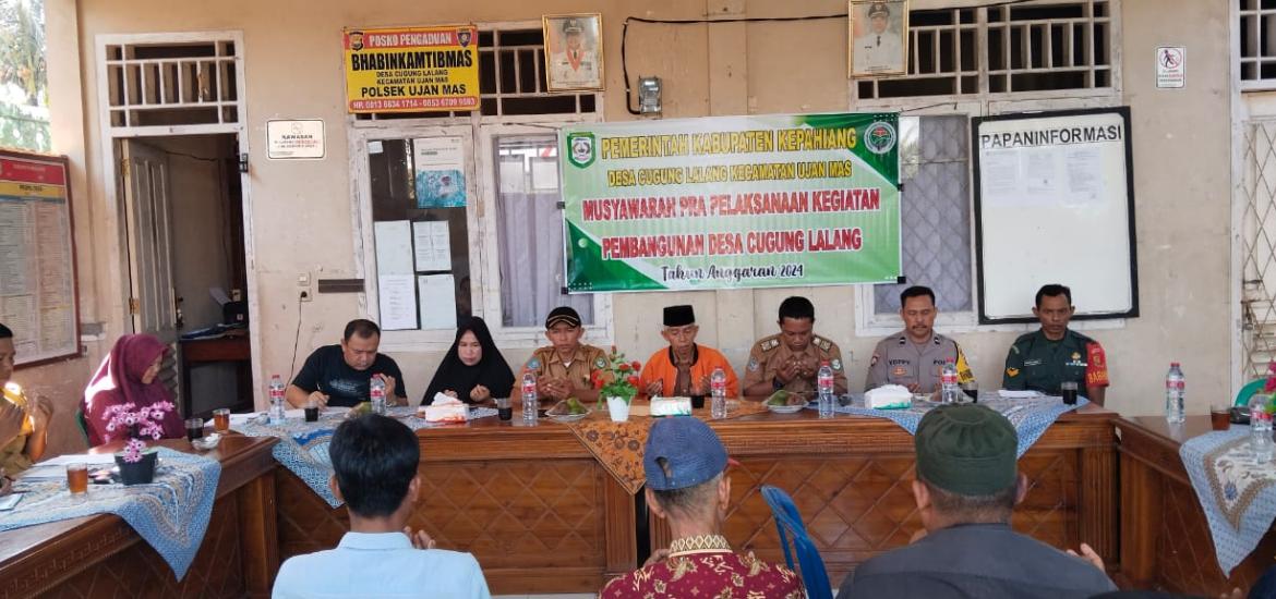 Musyawarah Desa Cugung Lalang