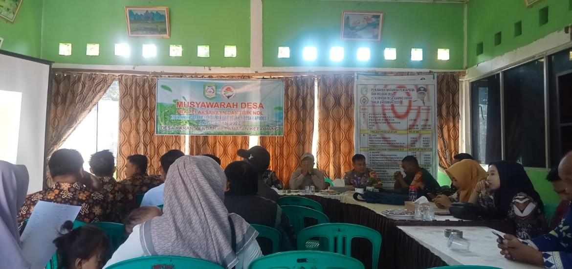 Musyawarah Desa Karang Endah