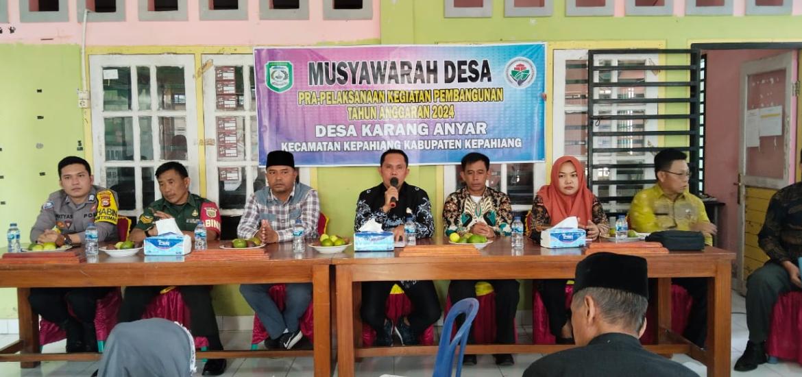Musyawarah Desa Karang Anyar