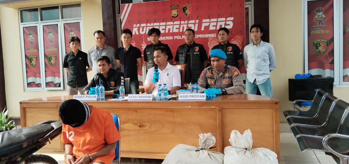 Pencuri Kopi Dibatang Ditangkap Tim Elang Juvi Polres Kepahiang