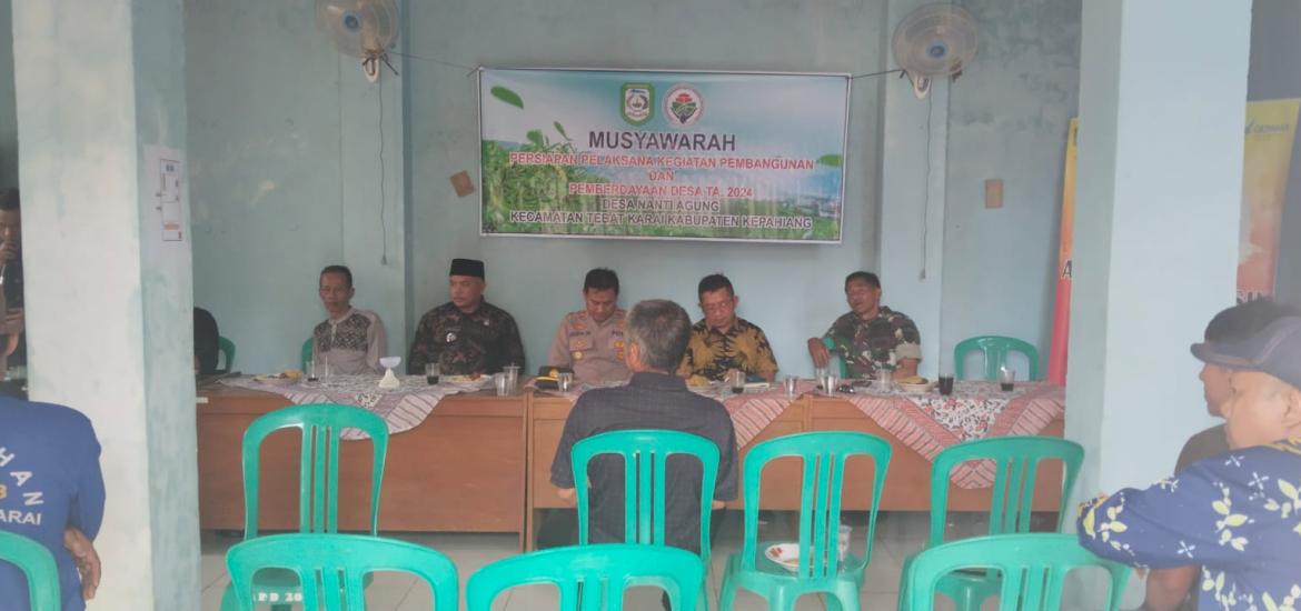 Musyawarah Desa Nanti Agung