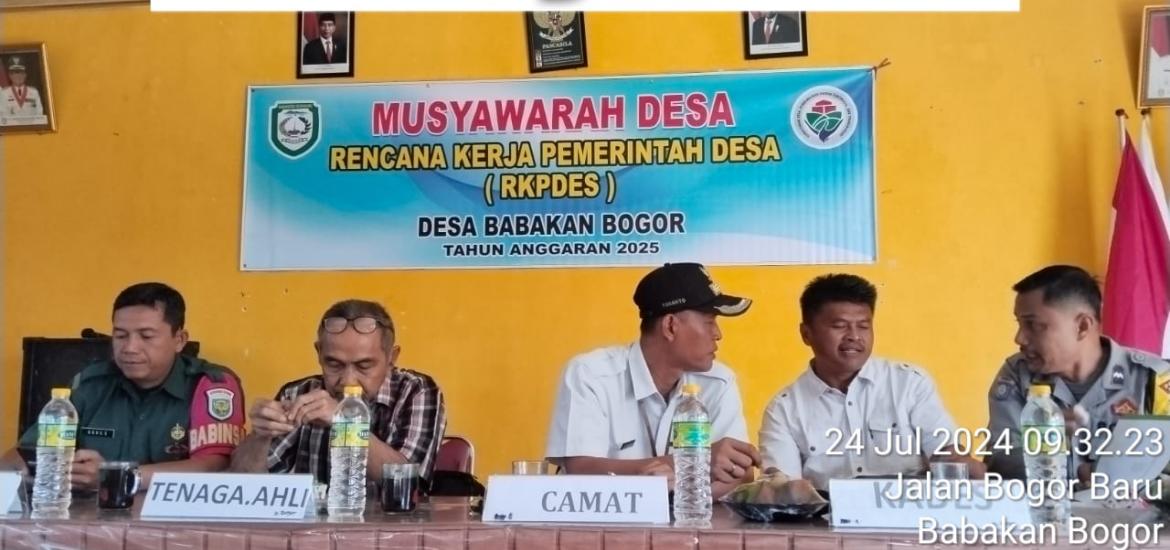 Musyawarah Desa Babakan Bogor