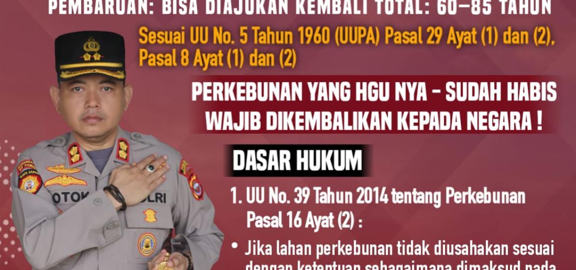 Kapolres Bengkulu Tengah AKBP Totok Handoyo, S.I.K