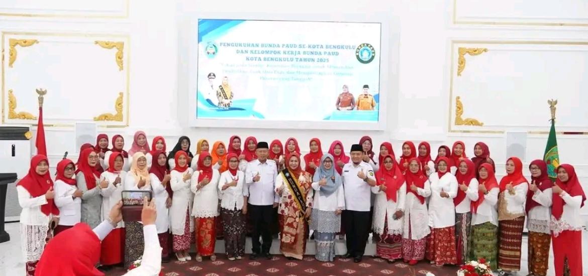 Sinergi untuk Generasi Tangguh, Bunda PAUD se-Kota Bengkulu Resmi Dikukuhkan