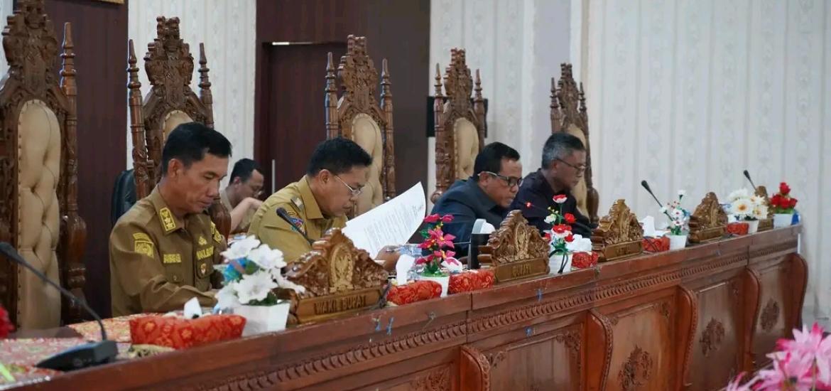 DPRD Lebong Gelar Paripurna, Nota Pengantar RAPBD 2026 Disampaikan