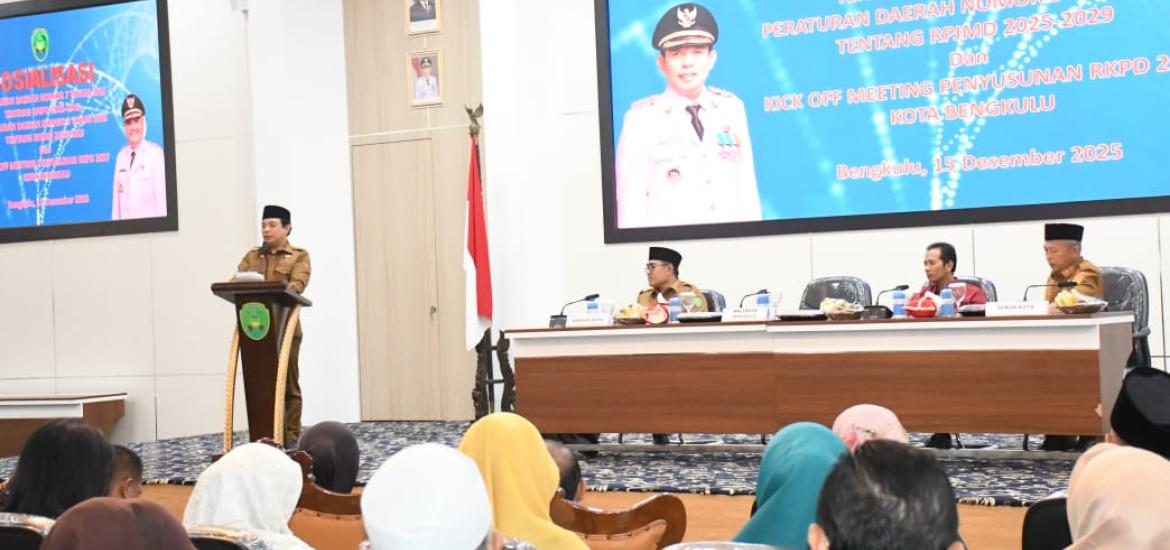 Walikota Bengkulu Dedy Wahyudi