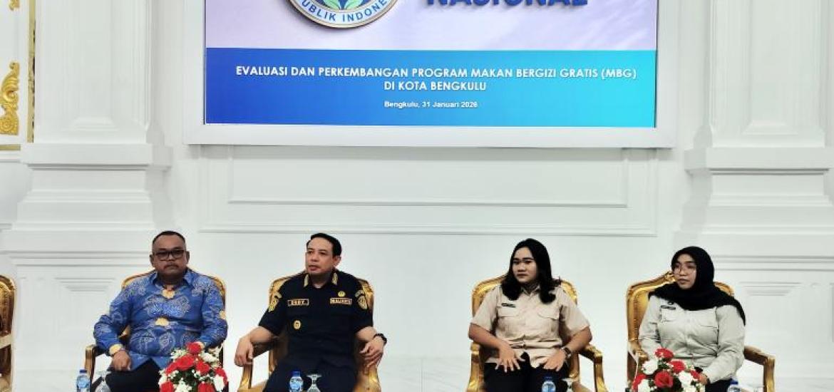 Pemkot Bengkulu dan BGN Evaluasi Program Makan Bergizi Gratis, Walikota Tekankan Sinergi dan Keamanan Pangan
