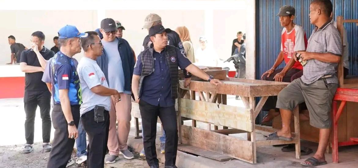 WaliKota Bengkulu Tinjau Progres Revitalisasi Pasar Barukoto, Capai 80 Persen