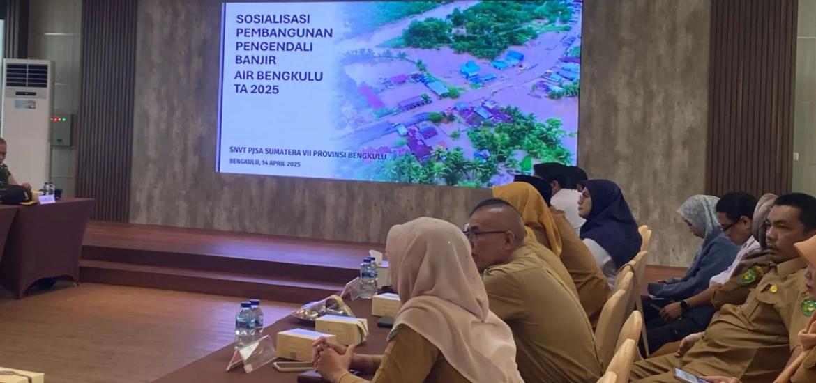 Belum Rampung Hingga Akhir 2025, Proyek Pengendali Banjir Bengkulu Dikenai Sanksi