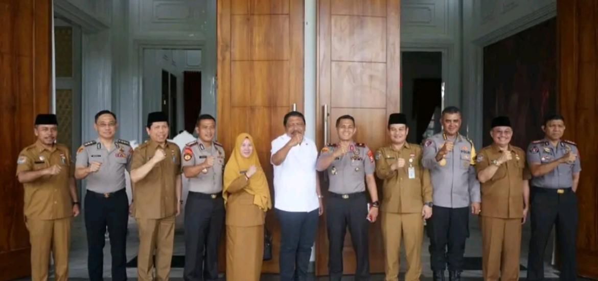 Wagub Mian Terima Kunjungan Kapolda Bengkulu, Bahas Sinergi Pembangunan dan Stabilitas Daerah