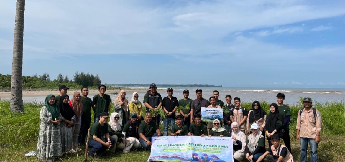 Hari Lingkungan Hidup Sedunia: Pelindo  Regional 2 Bengkulu Gandeng MAPEL Perkuat Sabuk Hijau untuk Masa Depan Berkelanjutan