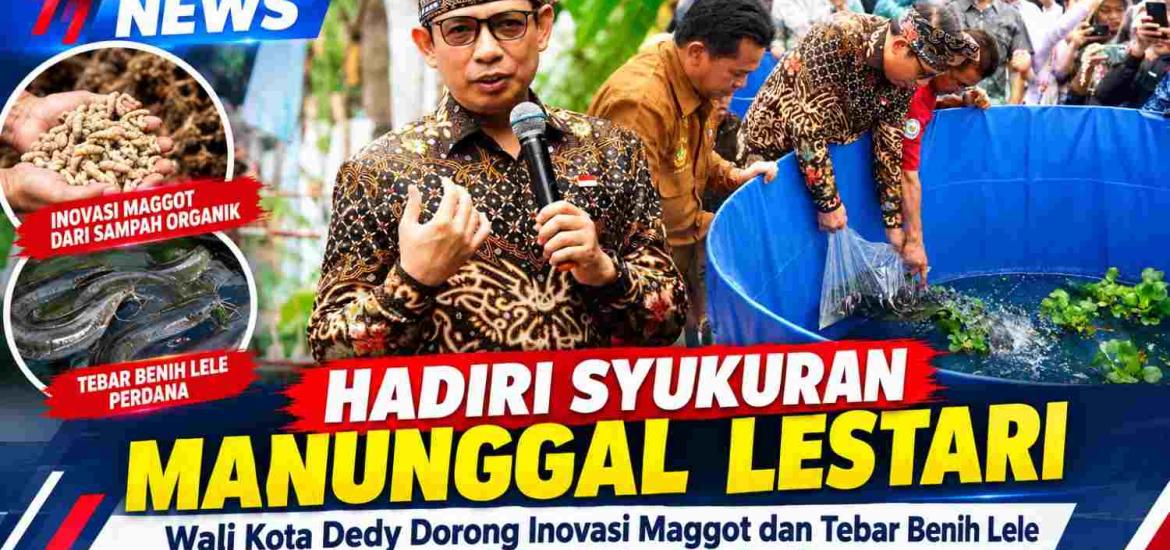 Dedy Wahyudi Apresiasi Manunggal Lestari, Sampah Disulap Jadi Maggot dan Lele