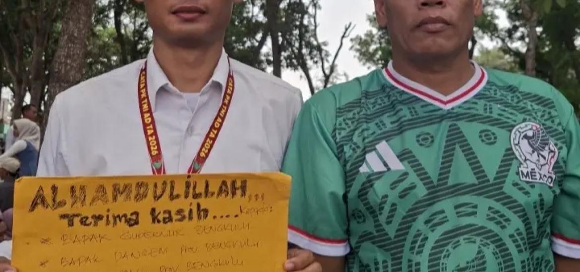 Foto Andika Atlet Binaan Koni Bengkulu Lulus TNI AD