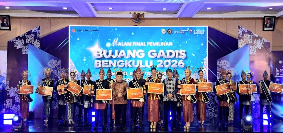 Grand Final Bujang Gadis Bengkulu Tahun 2026 di Hotel Grage Horison Bengkulu
