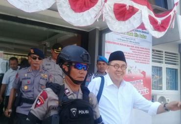 Gubernur Bengkulu nonaktif Ridwan Mukti saat dititipkan di Rutan Malabero Bengkulu