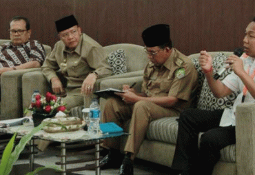 General Manager  Pelindo Drajat Sulistio  saat konsolidasi pelaku usaha CPO dan kopi Bengkulu