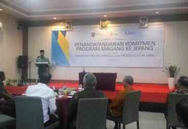Plt. Gubernur Rohidin Mersyah menyampaikan sambutan