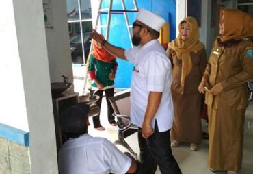 Fasilitas layanan baru yang terpasang di RSUD kota Bengkulu yakni, Air kran langsung minum (Drinking water)