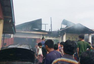 Kebakaran di Muhajirin Kota Bengkulu