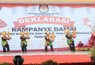 Deklarasi Kampanye Damai Pemilihan Wali Kota dan Wakil Wali Kota Bengkulu,  Minggu (18/2/2018)