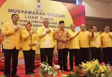 Musdalub DPD Partai Golkar Bengkulu, Minggu (25/02/2018)