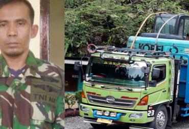 Nurdin Nurhayati (41), warga asal Pandeglang, Provinsi Banten saat diamankan di Polres Kaur, Rabu (07/02/2018), Sumber Foto : Klikwarta.com.