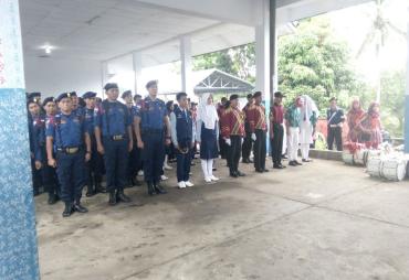 Upacara Peringatan HUT Damkar ke-99 di Lapangan Apel PBK Kota Bengkulu Senin (19/02/2018)