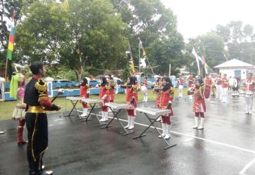 Upacara Peringatan HUT Damkar ke-99 di Lapangan Apel PBK Kota Bengkulu Senin (19/02/2018)