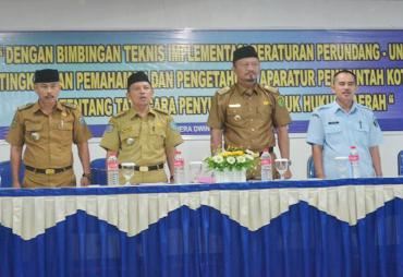Bimtek Implementasi Perundang-undangan bagi   Organisasi Perangkat Daerah (OPD) di lingkungan Pemerintah Kota Bengkulu