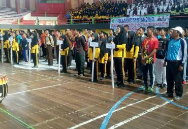 Pembukaan turnamen voly antar kecamatan se-Kota Bengkulu