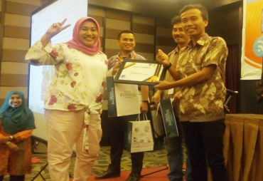 Perwakilan Kota Bengkulu saat Bimtek Pembuatan Konten untuk Peningkatan Kompetensi Jurnalis Media Center Daerah yang diselenggarakan oleh Kementerian Komunikasi dan Informatika RI di Kota Balikpapan