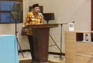 Kepala Dinas PUPR Kota Bengkulu Syafriandi, M. Si memberikan sambutan saat Bimtek