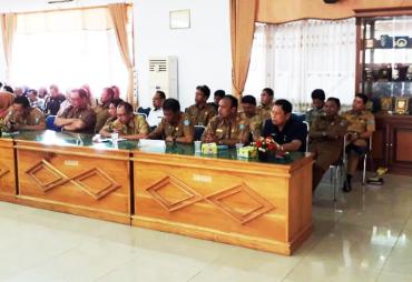 -- Jajaran OPD Kabupaten Bengkulu Utara mengikuti paripurna --