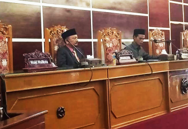 Rapat Paripurna Penyampaian Rekomendasi Terhadap LKPJ Walikota Tahun 2017
