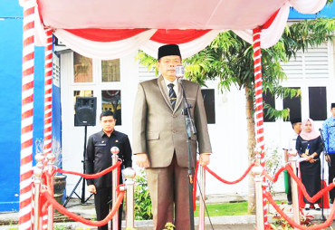 Pemkot Bengkulu gelar upacara peringatan Hari Pendidikan Nasional Tahun 2018, Rabu (2/5/2018)