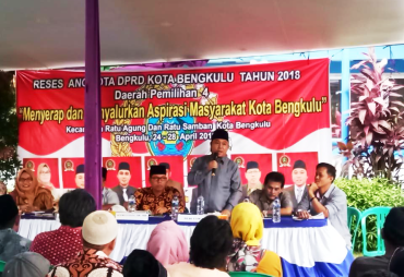 -- Enam Anggota DPRD Kota Bengkulu Serap Aspirasi Masyarakat Dapil IV --