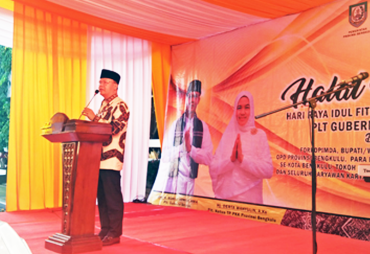 Halal bi halal Pemprov Bengkulu bersama para kepala daerah kabupaten/kota se- Provinsi Bengkulu dan masyarakat