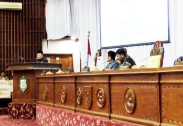 PRD Provinsi Bengkulu menggelar Rapat Paripurna dengan Agenda Jawaban Plt Gubernur Atas Pandangan Umum Fraksi terhadap 3 Raperda 