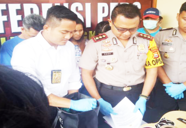 Polres Bengkulu Saat Menggelar Press Release